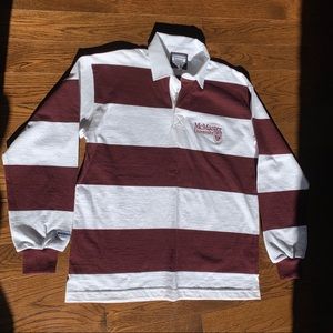 McMaster University Rugby Shirt Small